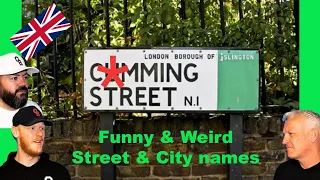 Funny and Weird Street and City names around the World REACTION!! | OFFICE BLOKES REACT!!