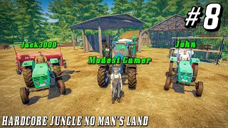 Planting 17Ha of Wheat & Making Lumber on "Hardcore Jungle No Man's Land"