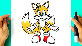 How to DRAW TAILS - Sonic the Hedgehog