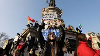 Protests ring out in Europe demanding end to Ukraine invasion • FRANCE 24 English