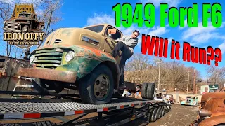 1949 Ford F6 COE. Will it run after 60 years?? Flathead 6, Fresh Western Project Truck