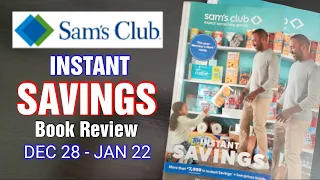 SAM'S CLUB Instant Savings Event Book Review for January 2023!