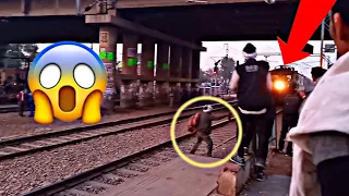 🔴Live Accident | Full Speed Train Hit By Mad Man😱 | Rajdhani Express
