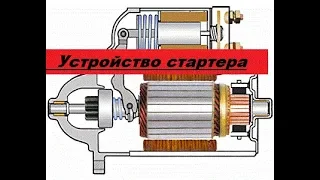 Устройство стартера и схема подключения в картинках.