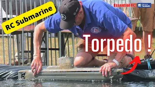 AMAZING RC Submarine Torpedo Firing/Launch Demonstration | Southern Model Show 2022