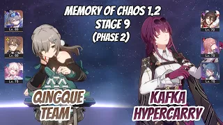 Qingque Team w/ SW & Kafka Hypercarry Memory of Chaos Stage 9 (3 Stars) | Honkai Star Rail