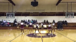 1/28/17 VCheer halftime Hot Hot Hot