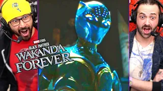 BLACK PANTHER: WAKANDA FOREVER TRAILER REACTION!! Marvel Studios Official | Shuri Suit Reveal