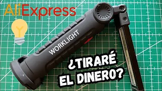 Linterna Worklight usb led de Aliexpress | Review completa