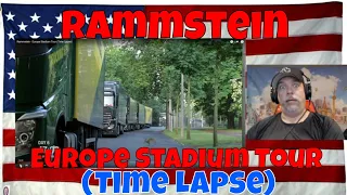 Rammstein - Europe Stadium Tour (Time Lapse) - REACTION - WOW - the WORK involved!!!