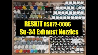 Reskit RSU72-0006 Su-34 Exhaust Nozzles 1/72