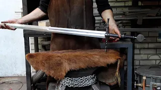 Forging a Witcher 3 longsword, the complete movie.