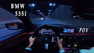 2018 BMW 530 i POV NIGHT DRIVE | НОЧНАЯ ЕЗДА НА БМВ 530 i ОТ ПЕРВОГО ЛИЦА