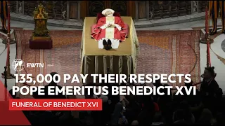 Funeral of Benedict XVI: 135,000 pay their respects to Pope Emeritus