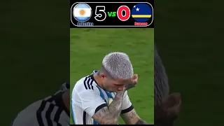 Messi Hat trick Argentina vs Curacao Match Highlights #shorts #shortsviral #football #youtube