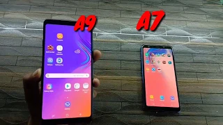 Samsung Galaxy A9 2018 Vs Galaxy A7 2018 full speed test