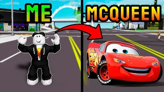 HOW TO BECOME A MCQUEEN IN ROBLOX BROOKHAVEN (100% workable way)