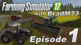 Farming Simulator 17 - Let's Play! - Episode 1 - Intro and Map Tour!!