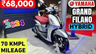 Finally New 2024 Yamaha Grand Filano Is Here | 70KML Mileage | ₹68,000 | Best 125cc Scooter In india