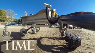 NASA: Rover Ride-Along In The Mars Yard | 360 | TIME