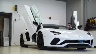 NASTY PAINT! Lamborghini Aventador S - Full Detail - Paint Correction & Ceramic Coating