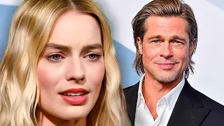 Margot Robbie Snuck In UNSCRIPTED KISS With Brad Pitt…