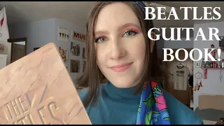 {ASMR} Reading Beatles' Guitar Sheet Music! (w/ book sound and repetition)