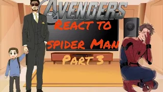 🔥 Avengers🔥 react to✨ spider Man✨ part 3