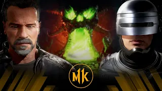 Mortal Kombat 11 - The Terminator Vs Robocop (Very Hard)