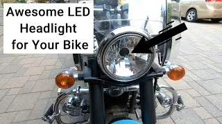 How to Install H4 LED "Sealight" Headlight on Your Bike - Step-by-Step Instructions for VN900