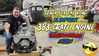 1977 K10 GETS NEW BluePrint 383 stroker crate engine.