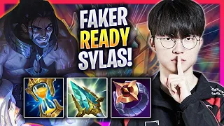 FAKER IS READY TO PLAY SYLAS! - T1 Faker Plays Sylas MID vs Akshan! | Season 2024