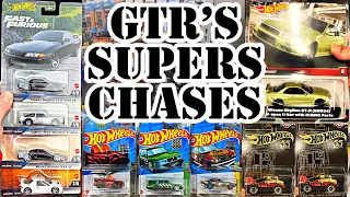 HOT WHEELS 2024 FAST AND FURIOUS, R34 GTR 1/43!!  CHASE, R32, FACTORY SEALED SUPER TREASURE HUNT PEG