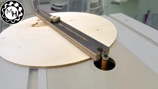 Simplest Router Table Circle Jig