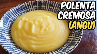 POLENTA CREMOSA | Como fazer POLENTA MOLE | Angu de Fubá | Novatos na Cozinha