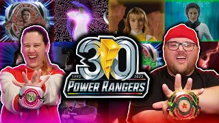 POWER RANGERS Morph REACTION!! | Mighty Morphin - Dino Fury | Power Rangers 30th Anniversary!