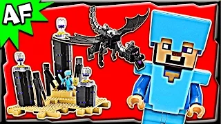 Lego Minecraft The ENDER DRAGON 21117 Stop Motion Build Review