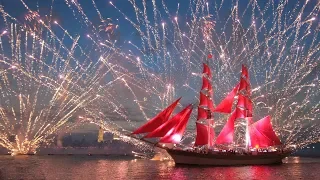 Fireworks and scarlet sails mark finale of St. Petersburg's White Nights festivities