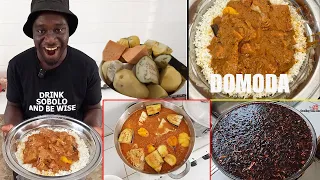 Cooking GAMBIA'S Most APPETIZING soup DOMODA & Traditional way to Make Wonjor/Sobolo In West Africa.