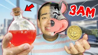 ORDERING CHUCK E CHEESE POTION FROM THE DARK WEB AT 3AM!! (SCARY)