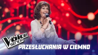 Halina Kaszubowska - "Nie kochać w taką noc to grzech" - Przesłuchania w ciemno - The Voice Senior 3