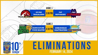 LIVE FULL GAMES: UNTV Cup Eliminations at NOVADECI Convention Center, QC | February 14, 2024