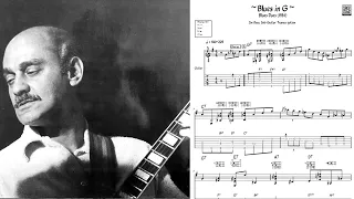 Joe Pass - Blues in G - Solo Jazz Guitar Transcription