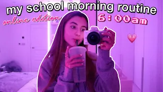 my REAL online school morning routine 2021 *very productive*