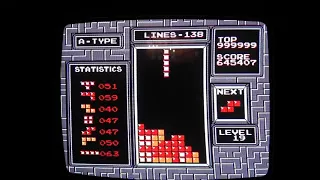 NES Tetris Level 26 Max 999,999