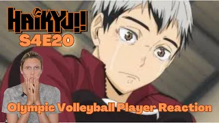 Olympic Volleyball Player Reacts to Haikyuu!! S4E20: "Leader"