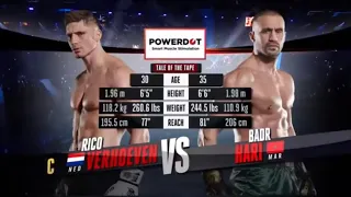 Badr Hari vs Rico Verhoeven REMATCH- FULL FIGHT - 21/12/2019