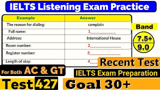 IELTS Listening Practice Test 2024 with Answers [Real Exam - 427 ]