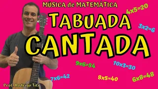 TABUADA - DECORE EM 5 MINUTOS RÁPIDO E FÁCIL CANTANDO COM O PROF. RODRIGO TITI; # Tabuada Canta . .