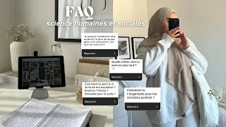 FAQ | mes études en sciences humaines et sociales, organisation, méthode de travail, des conseils